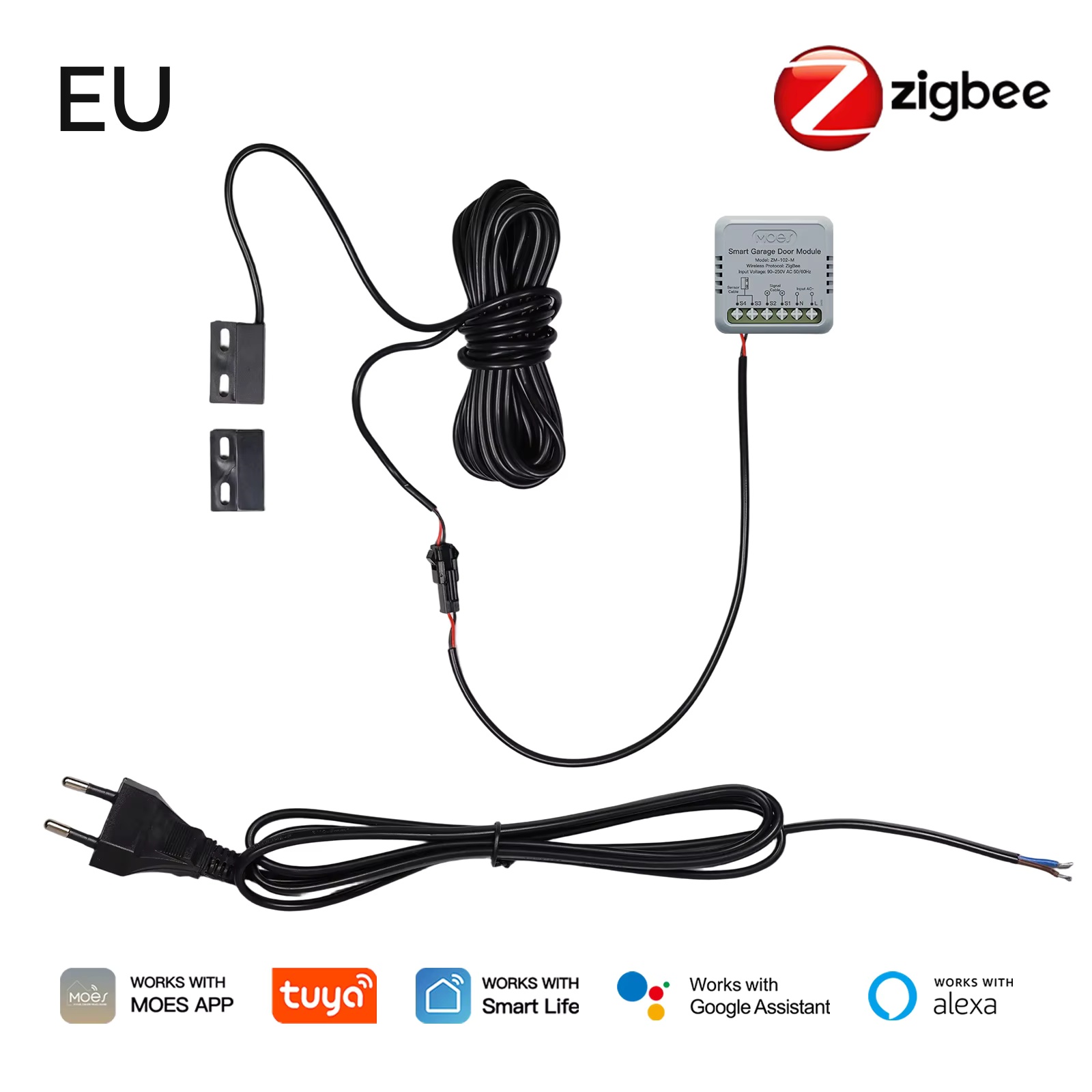 Home Assistant Tuya - Módulo Controlador de Puerta de Garaje