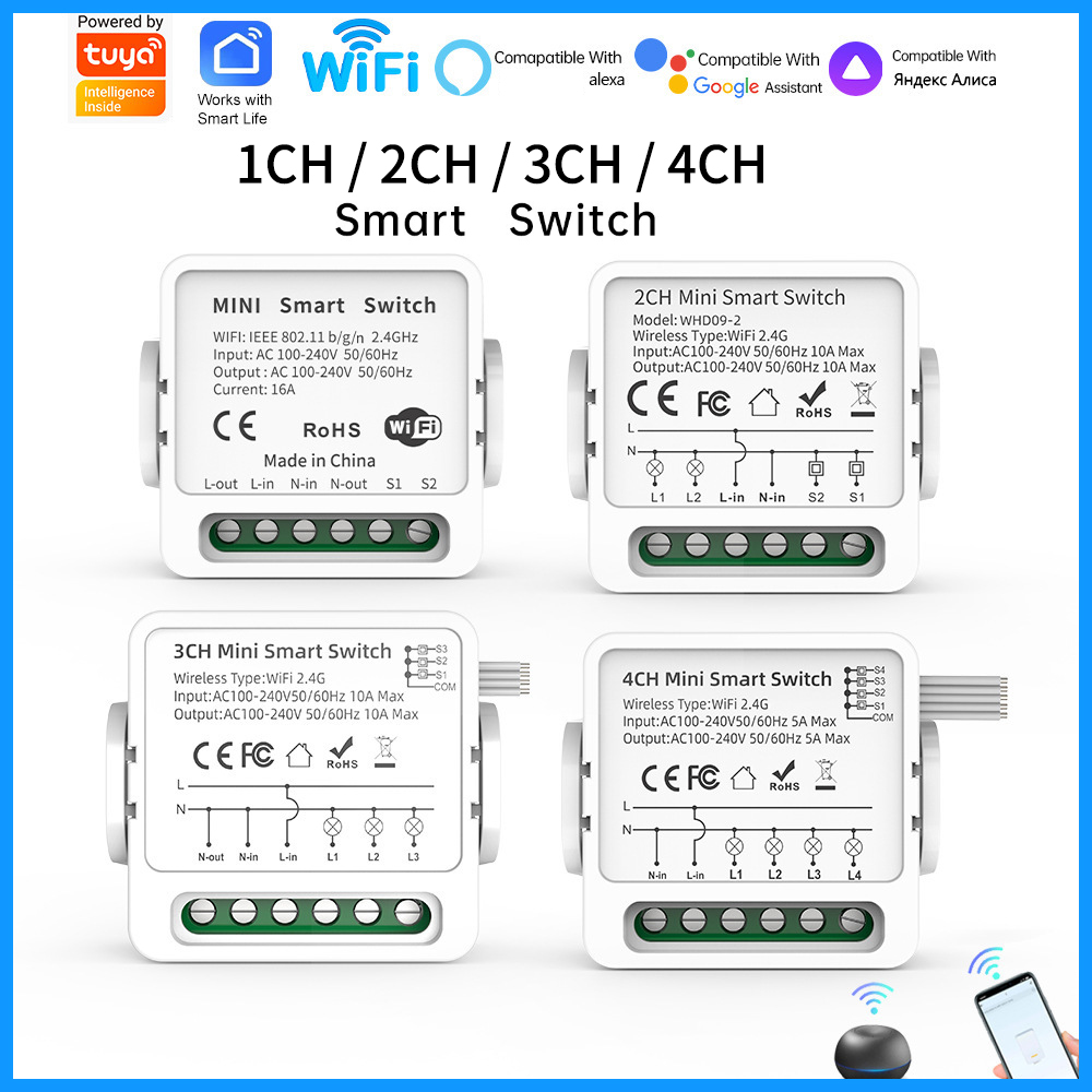 Interruptor Inteligente WiFi T - Smart Relay Tuya reseña y precio