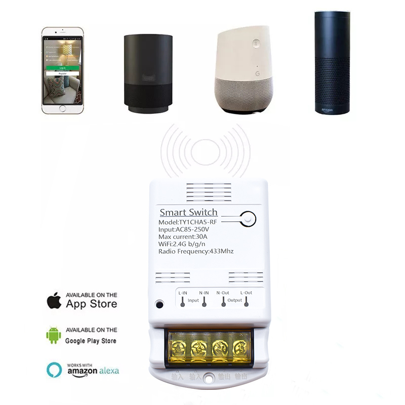 Módulo de relé Wifi 30A, inter - Tuya 4 Channel reseña y precio