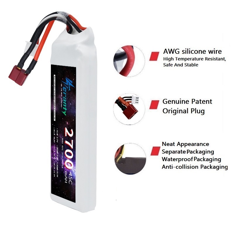 1/3 Uds 2S 7,4 V batería Lipo  - Shelly Plug reseña y precio
