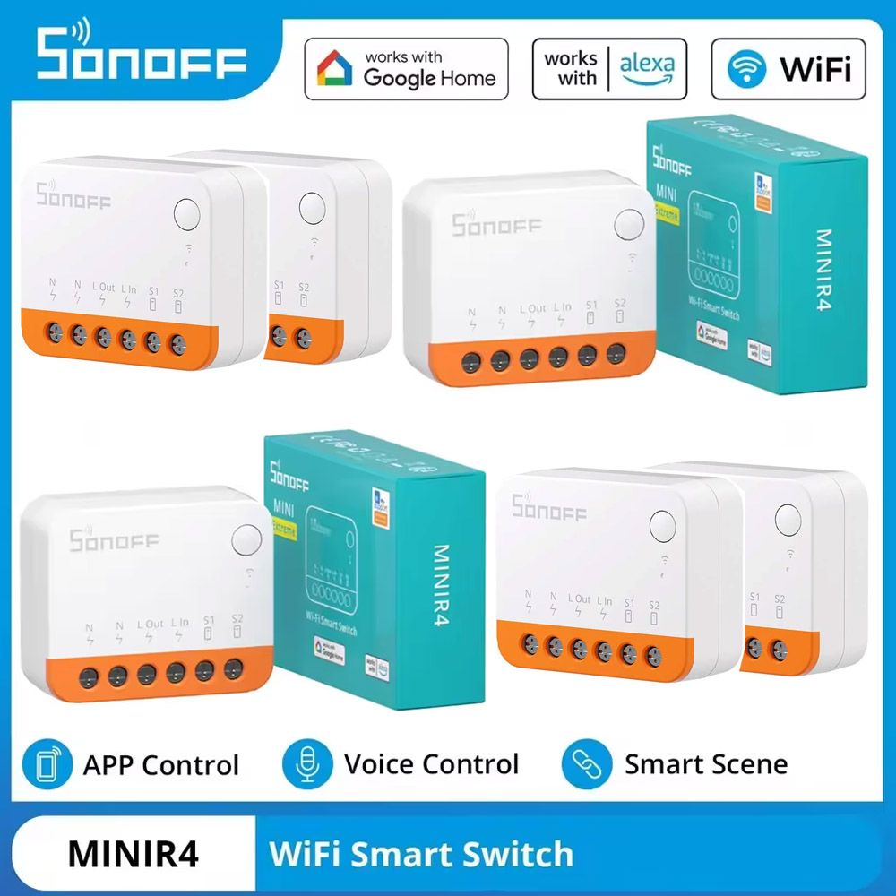 Control de Dos Vías Sonoff R4  - Sonoff Mini R4 reseña y precio