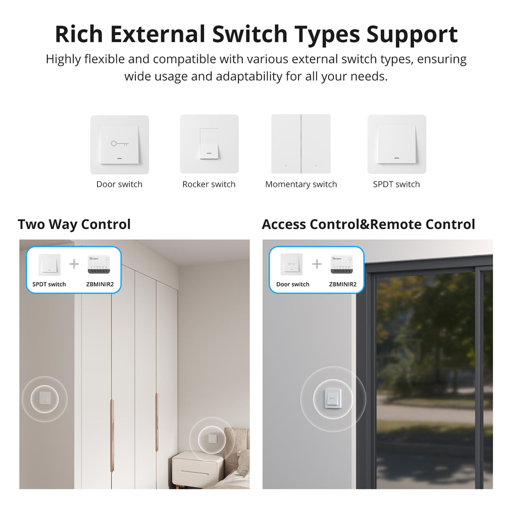 SONOFF ZBMINIR2 Extreme Zigbee - Sonoff Basic reseña y precio