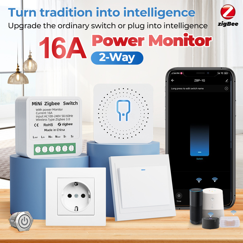 Interruptor inteligente tuya Z - Sonoff Basic reseña y precio