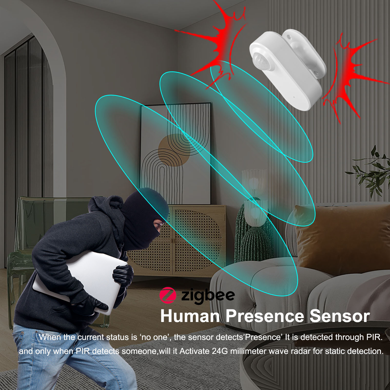 Sensor de Presencia Humana Int - Tasmota reseña y precio