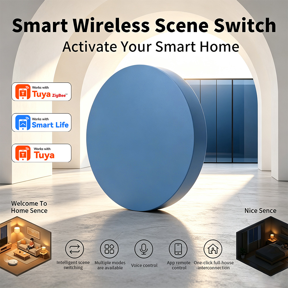 Botón de escena inteligente Zi - Home Assistant Tuya reseña y precio