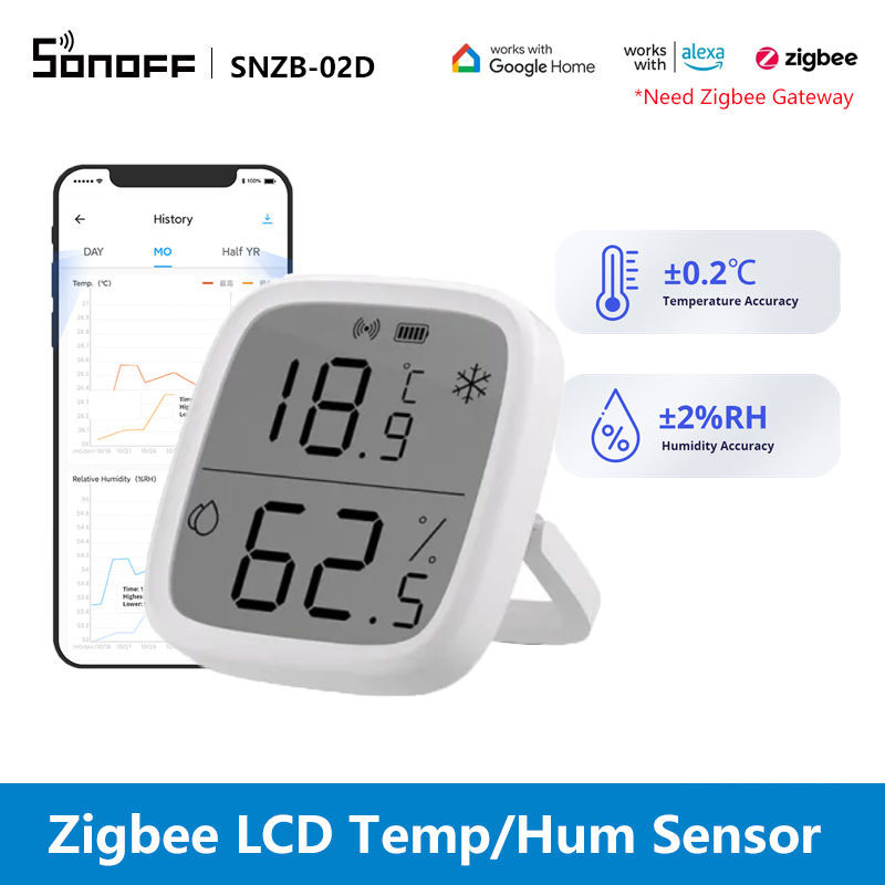 Sensor inteligente de temperat - Sonoff reseña y precio