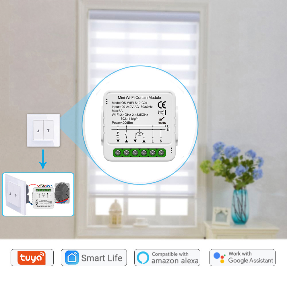Módulo de interruptor de corti - Tuya 4 Channel reseña y precio
